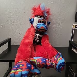 Kipp Brothers Mohawk Monkey Plush ' Coolest Kid Ever' NWT 24"